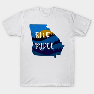 The Sun Rises on Blue Ridge Georgia Print T-Shirt